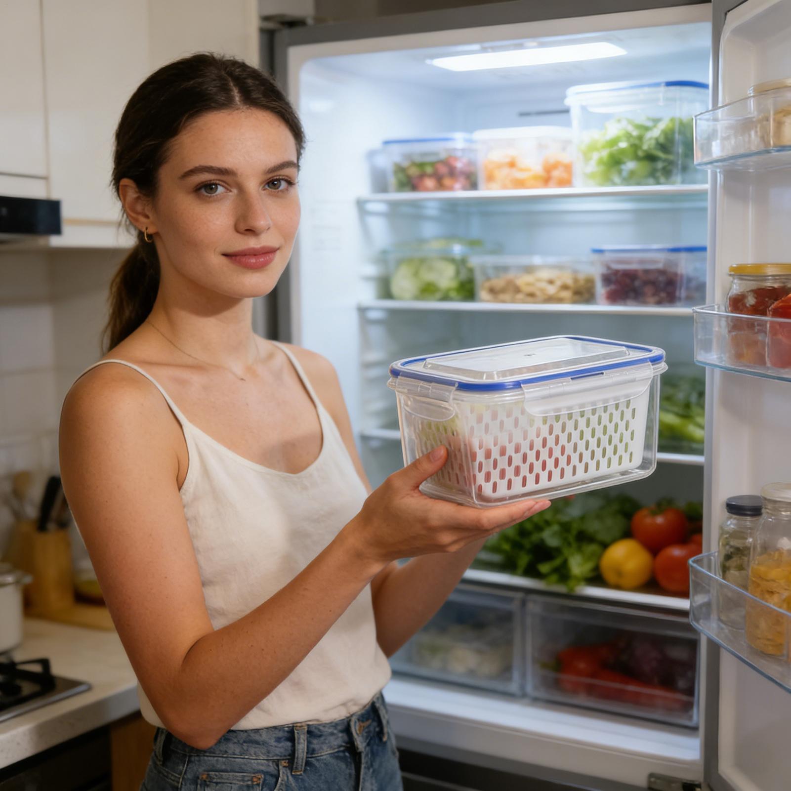 Food Storage Containers - 4'ü 1 Arada Gıda Saklama Kabı