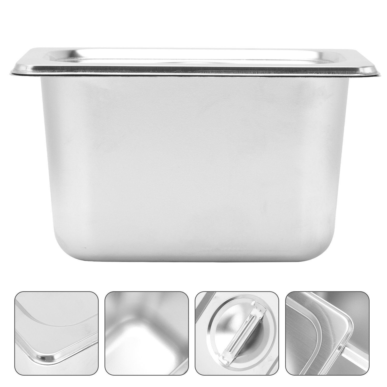 Food Storage Organization - 1 Set Paslanmaz Çelik Sebze Kabı,
