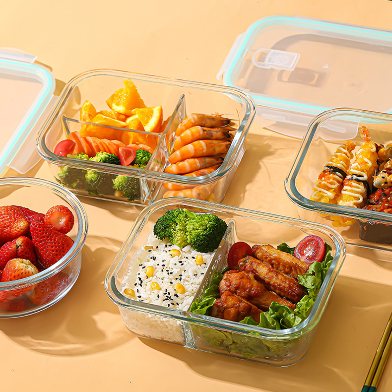 Food Storage Glass - Cam Saklama Kabı yüksek borosilikat ısıya