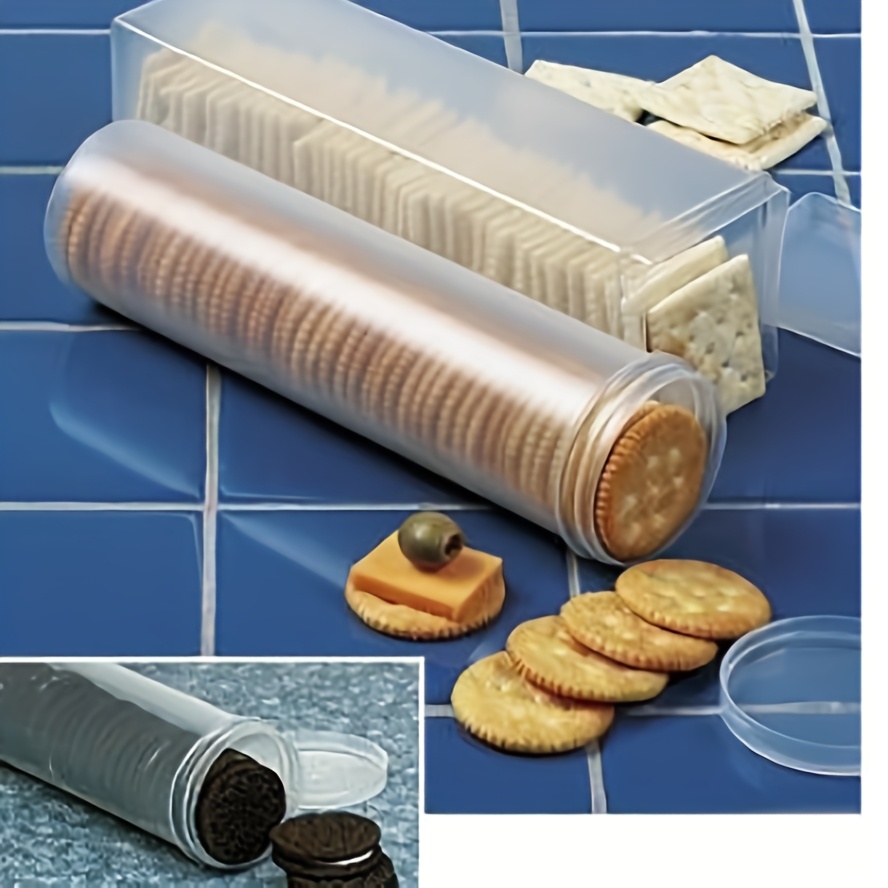 Food Storage Jars Plastic - Kapaklı Şeffaf Dikdörtgen Mühürlü Gıda Saklama