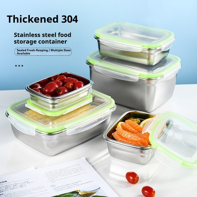 Food Storage Stainless Steel Containers - 304 Paslanmaz Çelik Öğle Yemeği Kutusu