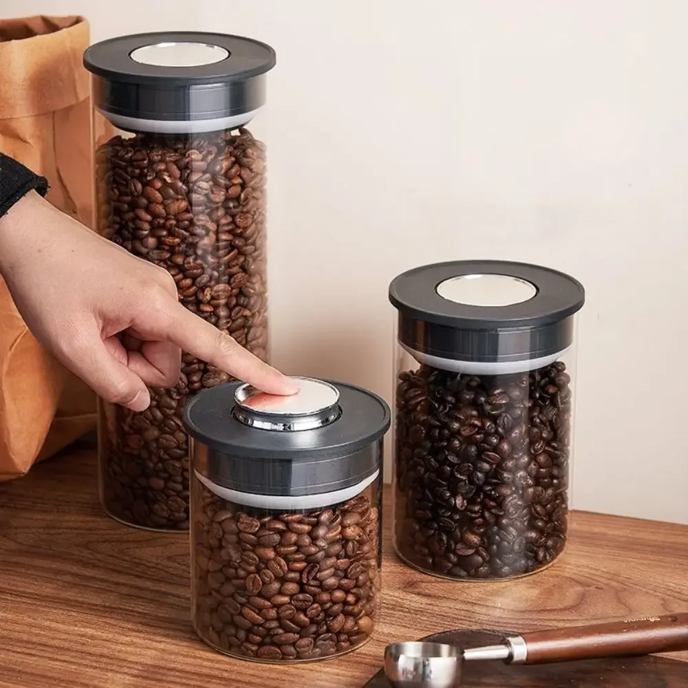 Food Storage Vacuum Containers - Cam Vakumlu Mühürlü Tank Şeffaf Pres