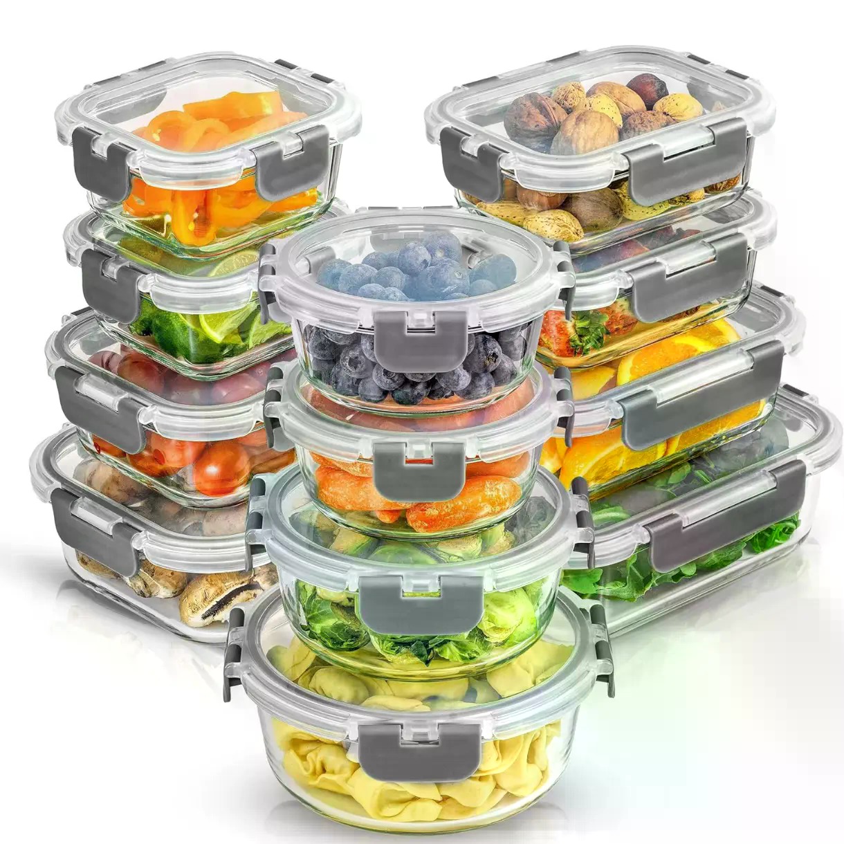 24 Parça Kapaklı Borosilikat C - Food Storage Containers Tupperware incelemesi ve fiyatı