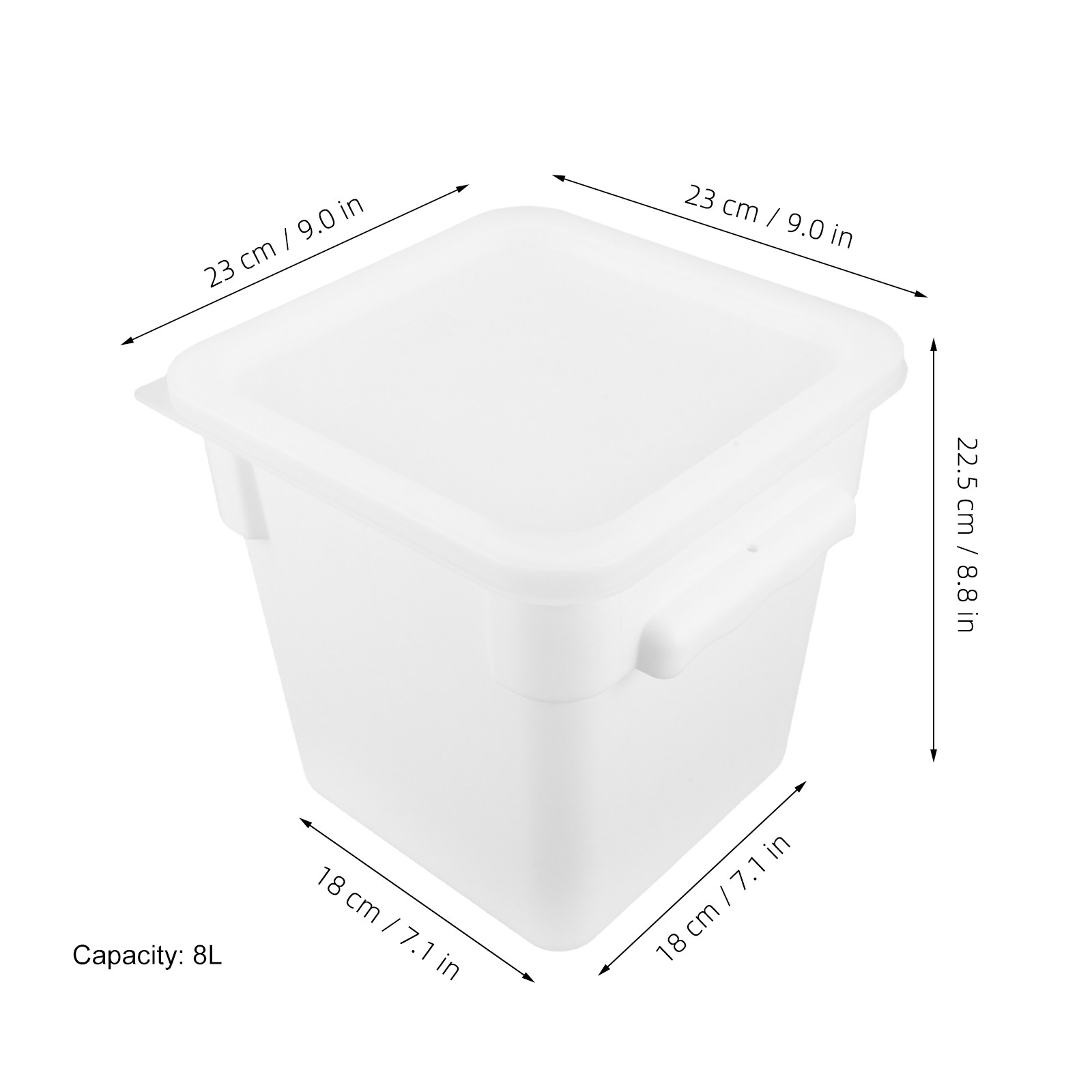 Kare Plastik Gıda Saklama Kabı - Food Storage Containers incelemesi ve fiyatı