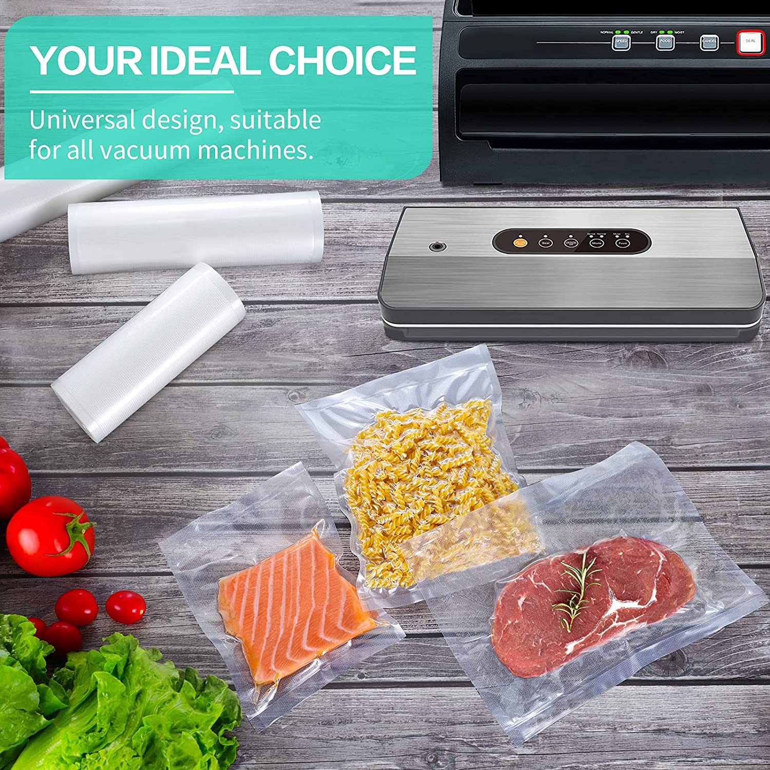Vakumlu Gıda Vakumlama Makines - Food Storage Vacuum Seal Bags incelemesi ve fiyatı