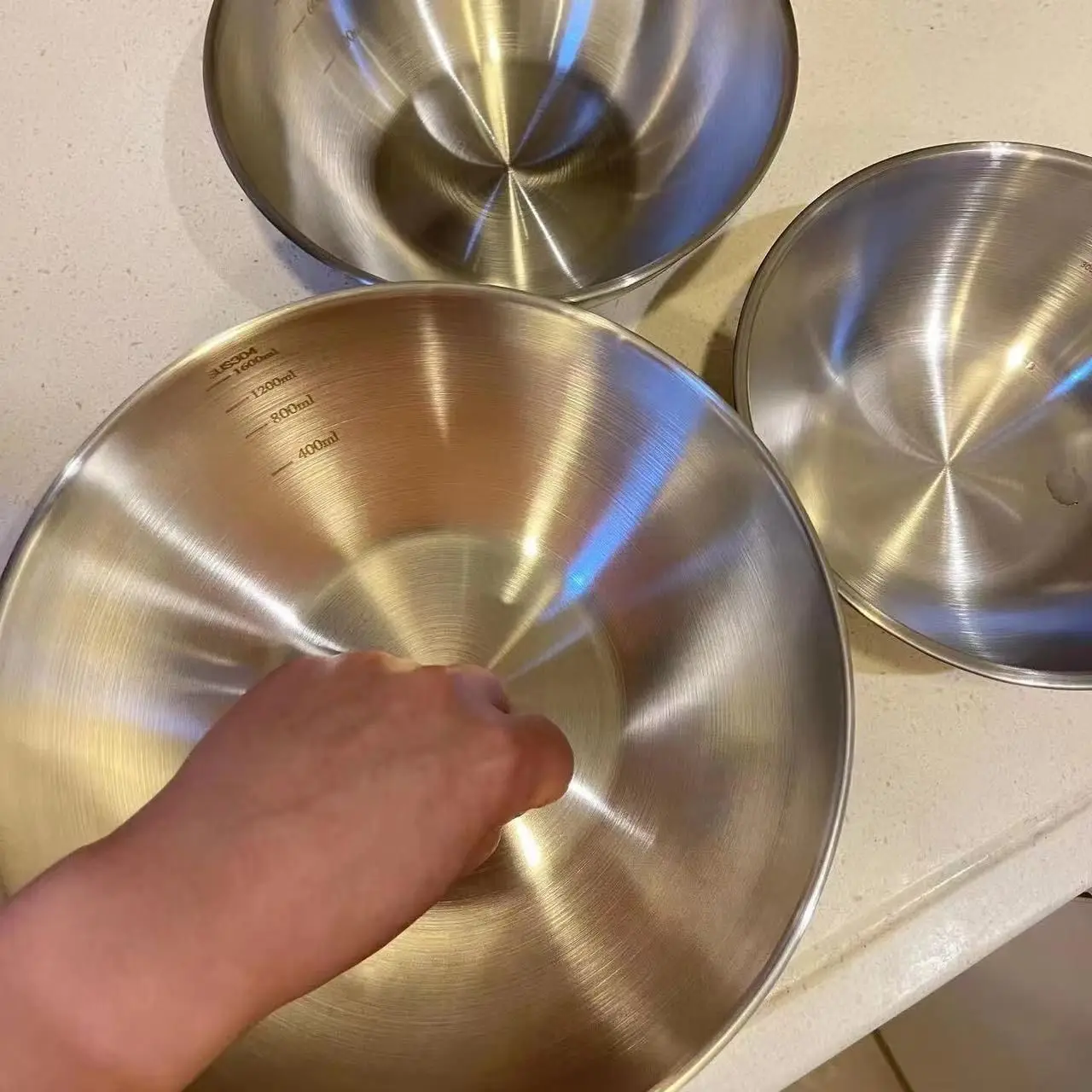 1-3 Paslanmaz Çelik Kase Seti  - Food Storage In Stainless Steel incelemesi ve fiyatı