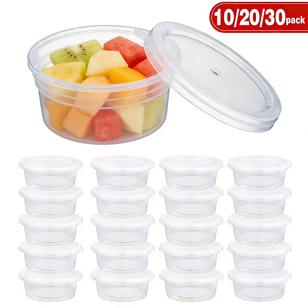 10/20/30'lu Paket Küçük Kapakl - Food Storage Jars Plastic incelemesi ve fiyatı