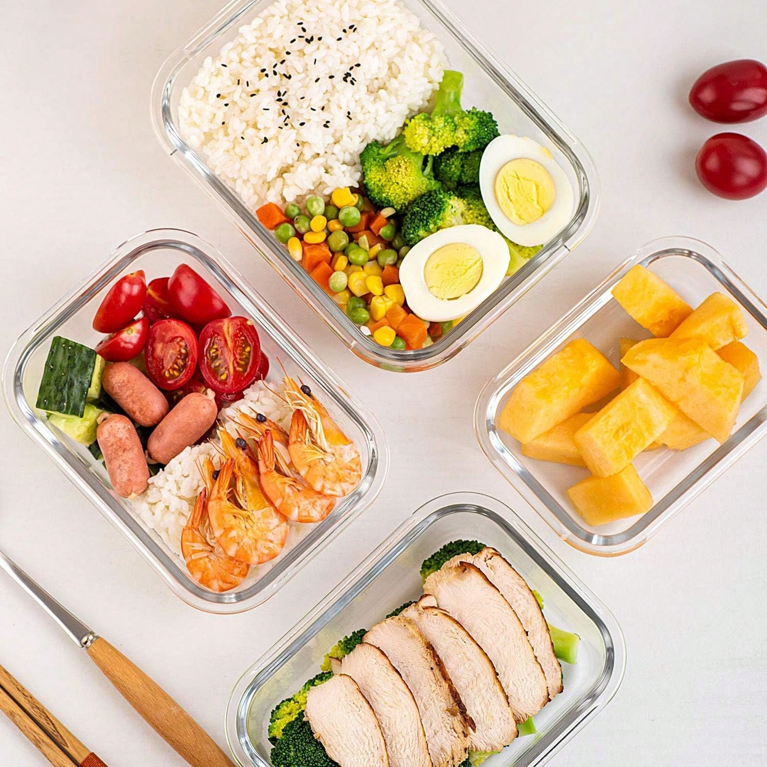 10'lu Paket Cam Yemek Hazırlık - Food Storage Glass incelemesi ve fiyatı