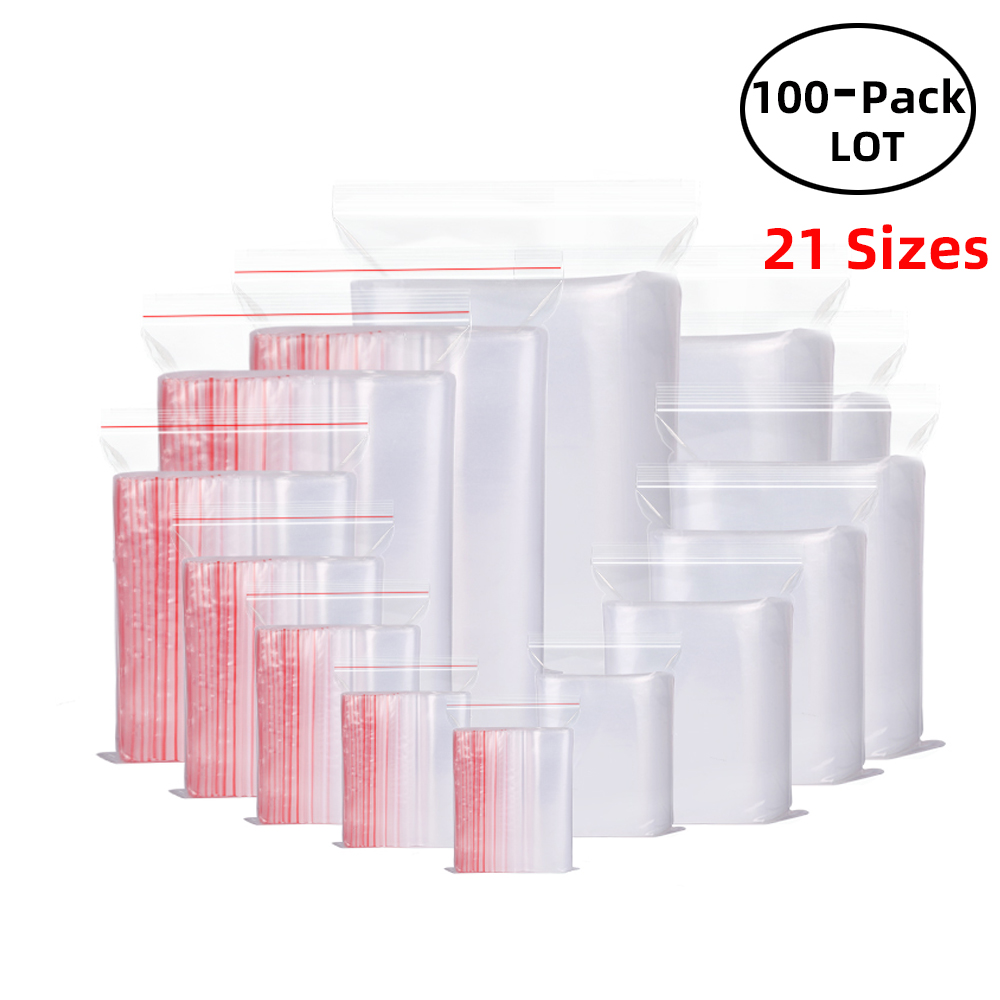 100 adet/paket Açılıp Kapanabi - Food Storage Vacuum Seal Bags incelemesi ve fiyatı
