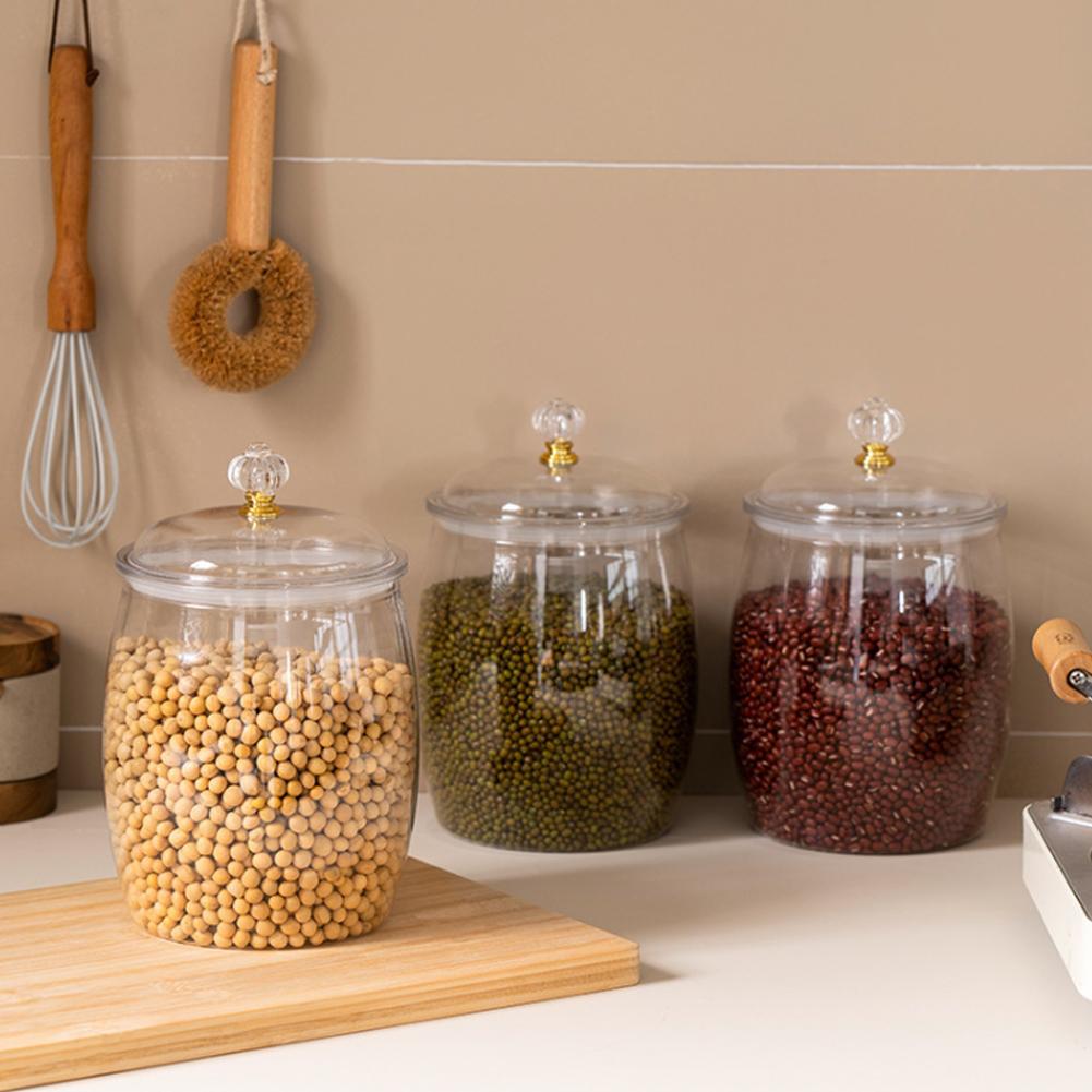 Büyük Şeffaf Plastik Mühürlü K - Food Storage Jars Plastic incelemesi ve fiyatı