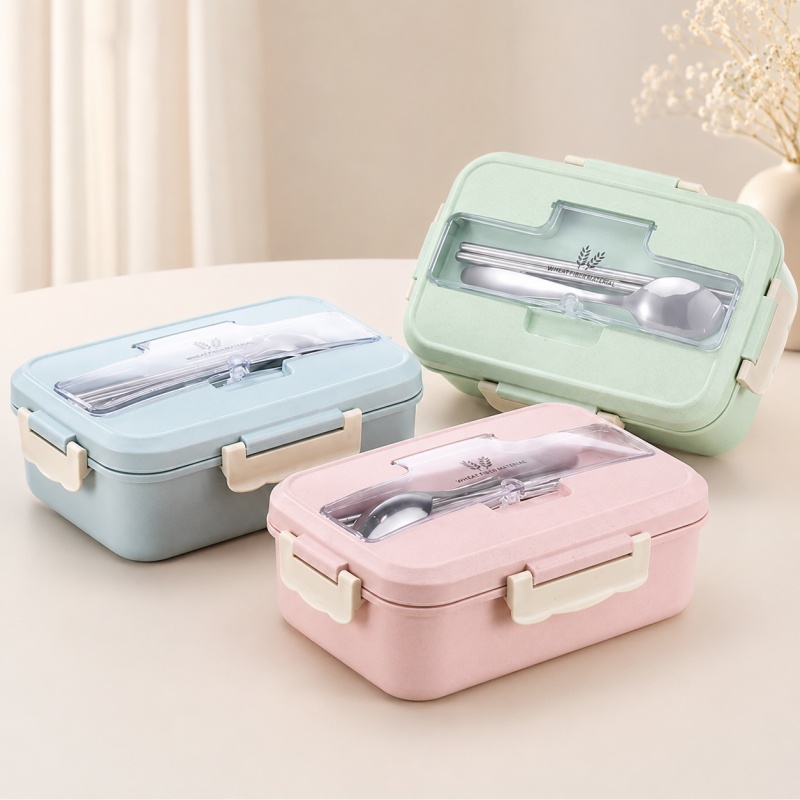 Buğday Sapı Öğle Yemeği Kutusu - Food Storage Jars Plastic incelemesi ve fiyatı